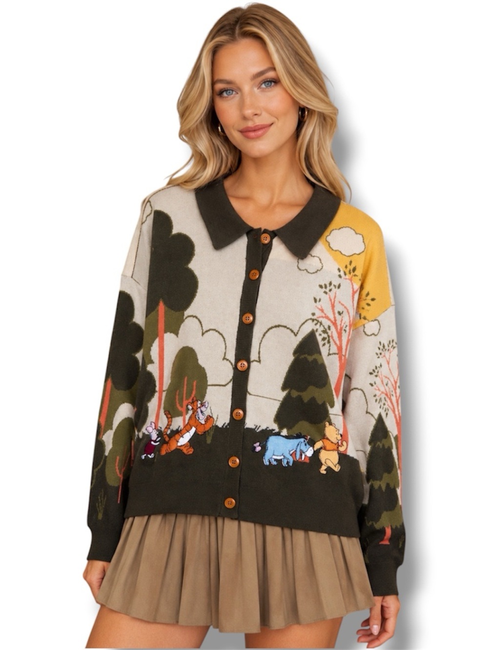 Disney Winnie the Pooh and Friends Hundred Acre Wood Cardigan